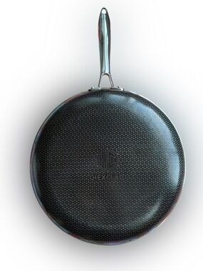 HexClad 12” Hybrid Stainless Steel Nonstick Fry Pan Skillet
